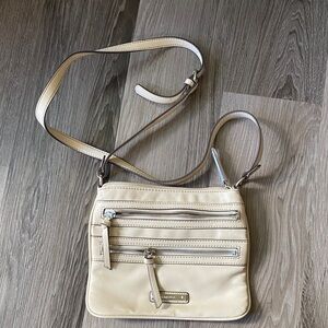 Elegant Cream Crossbody Bag